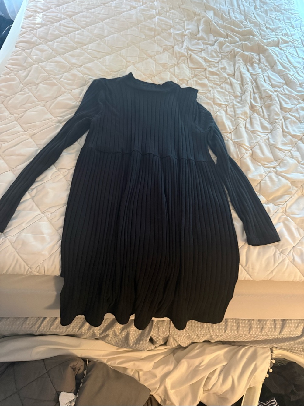 Long sleeve sweater dress